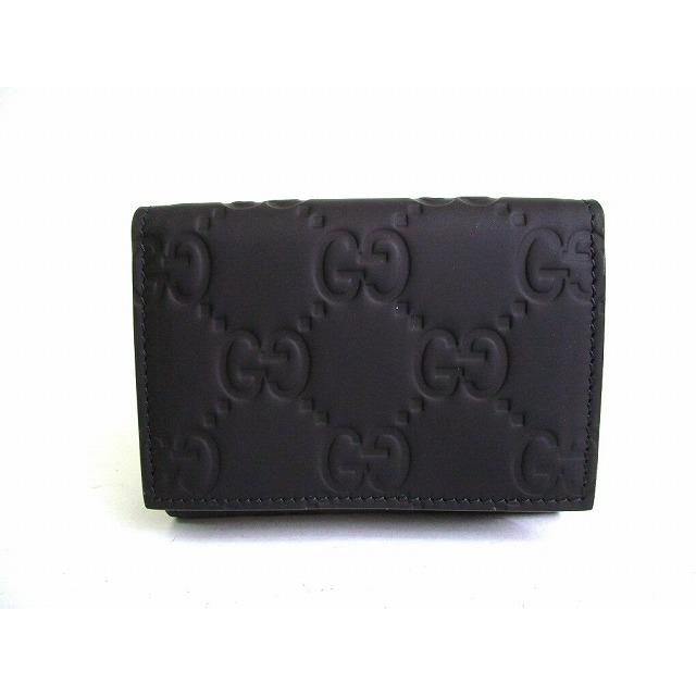 GG グッチ GUCCI ラバーエフェクト 三つ折りウォレット GG グッチ GUCCI ラバーエフェクト 三つ折りウォレット