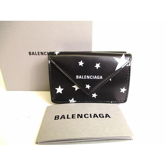 BALENCIAGA（バレンシアガ） ペーパー ミニウォレット スター カーフ