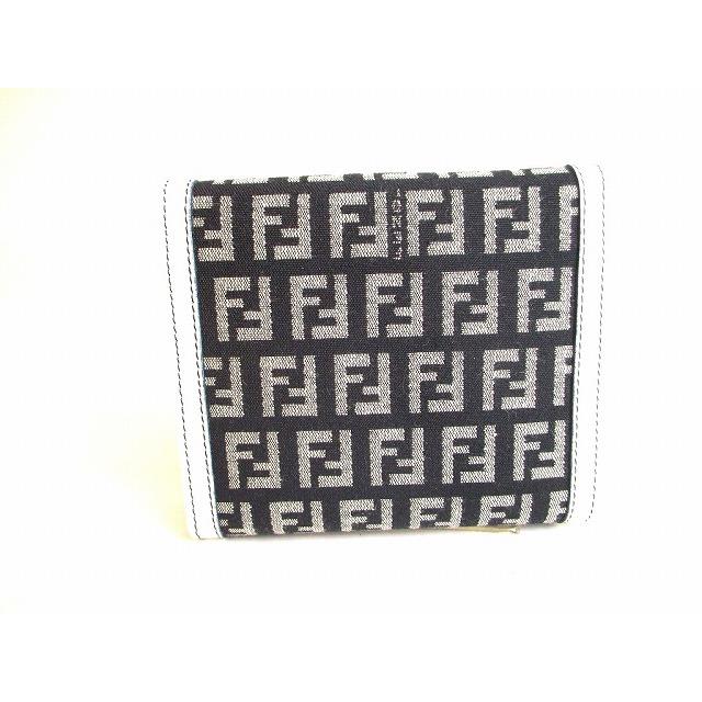 FENDI（フェンディ） ズッキーノ キャンバス 2つ折り コンパクト財布