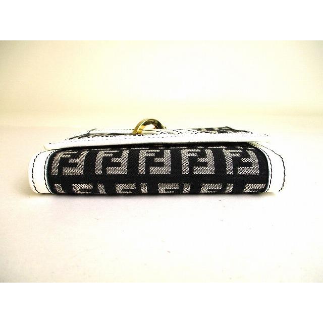 FENDI（フェンディ） ズッキーノ キャンバス 2つ折り コンパクト財布 