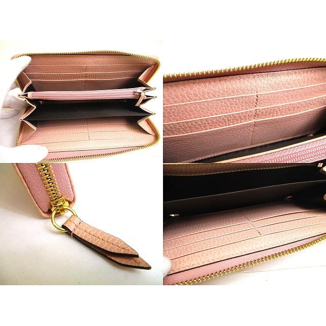 GG グッチ GUCCI マーモント レザー ラウンドファスナー長財布 ジップ