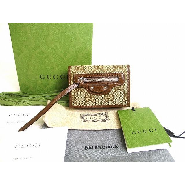 GUCCI×BALENCIAGA 三つ折り財布コンパクト新品未使用