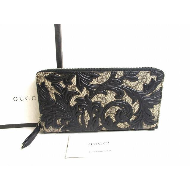 GG グッチ GUCCI スプリーム アラベスク ラウンドファスナ― 長 GG グッチ GUCCI スプリーム アラベスク ラウンドファスナ― 長