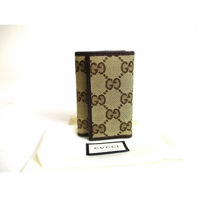 GGキャンバス グッチ GUCCI 6連 キーケース キーリング メンズ