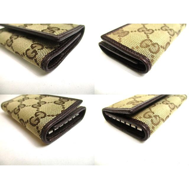 GGキャンバス グッチ GUCCI 6連 キーケース キーリング メンズ