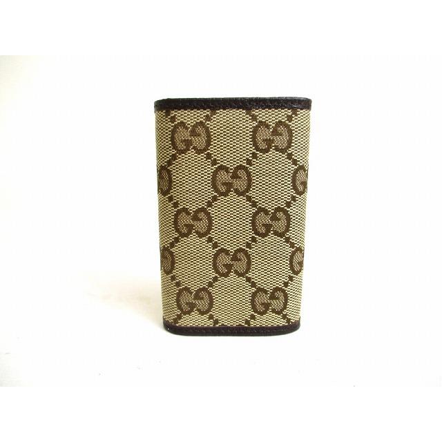 GGキャンバス グッチ GUCCI 6連 キーケース キーリング メンズ
