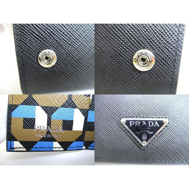 PRADA（プラダ） サフィアーノ トライアングル レザー シルバー金具 4