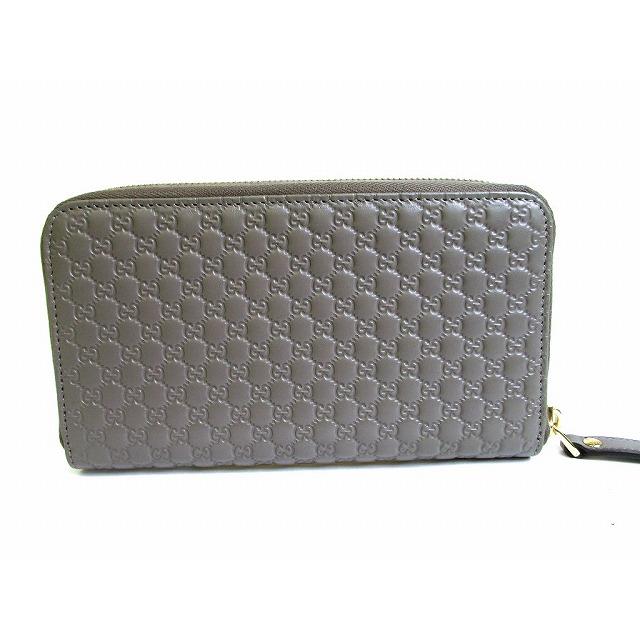 新品 　本物　グッチ　 ラウンドジップ　長財布 マイクロ　グッチシマ グッチシマ グッチ財布 GUCCI ラウンドファスナー長財布 メンズ