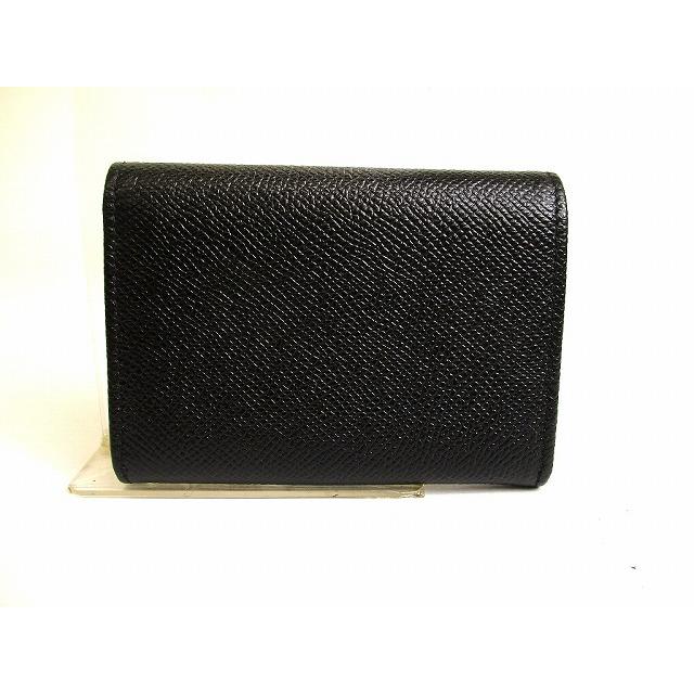 BVLGARI（ブルガリ） ロゴクリップ グレインレザー 名刺入れ カード