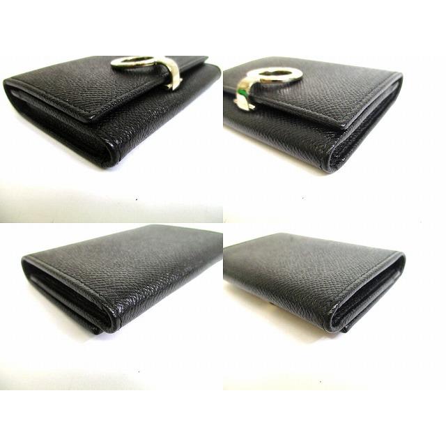 希少✨ブルガリ カードケース 名刺入れ ロゴクリップ レザー ブラック BVLGARI（ブルガリ） ロゴクリップ グレインレザー 名刺入れ カード