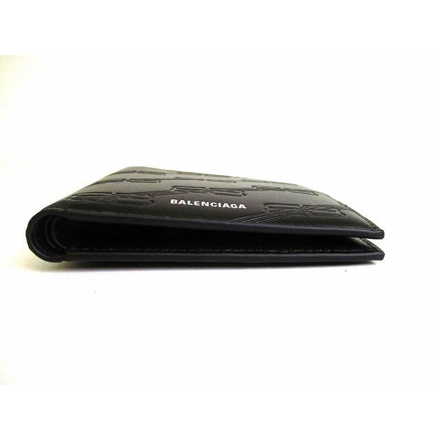 BALENCIAGA（バレンシアガ） エンボス モノグラム スクエア ウォレット