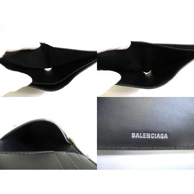 BALENCIAGA（バレンシアガ） エンボス モノグラム スクエア ウォレット