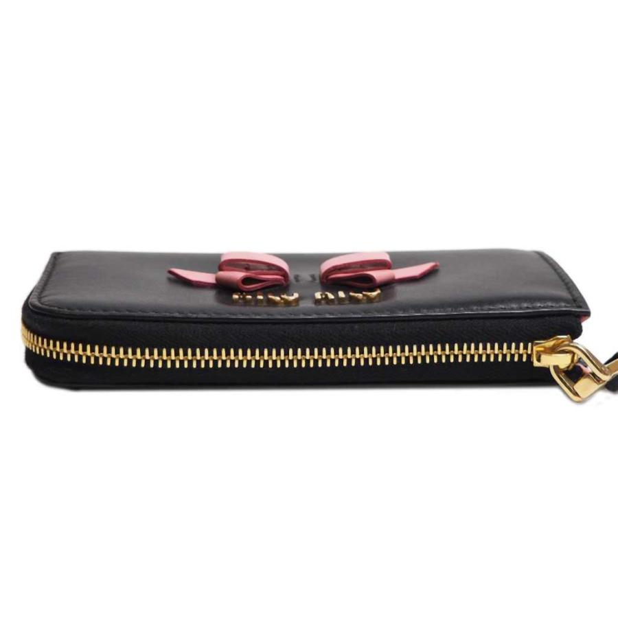 ミュウミュウ miu miu リボン付き キーケース コインケース レ【中古