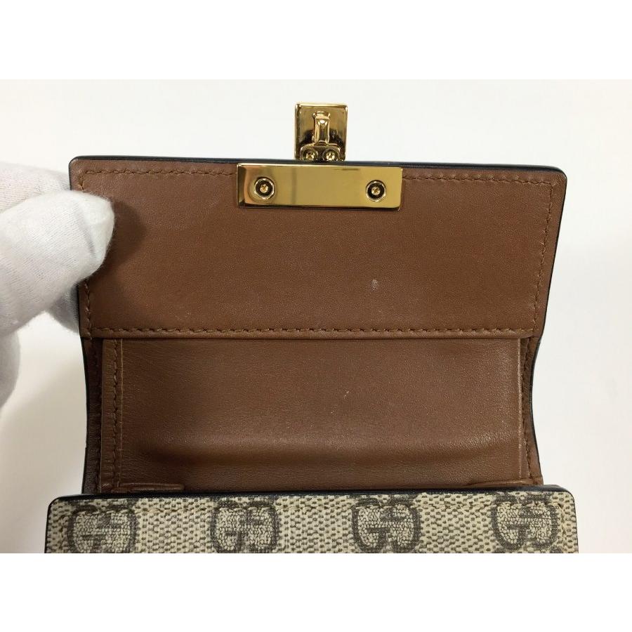 GG グッチ 財布 コンパクト レザー ブラック 金具ロックタイプ GG グッチ 財布 コンパクト レザー ブラック 金具ロックタイプ