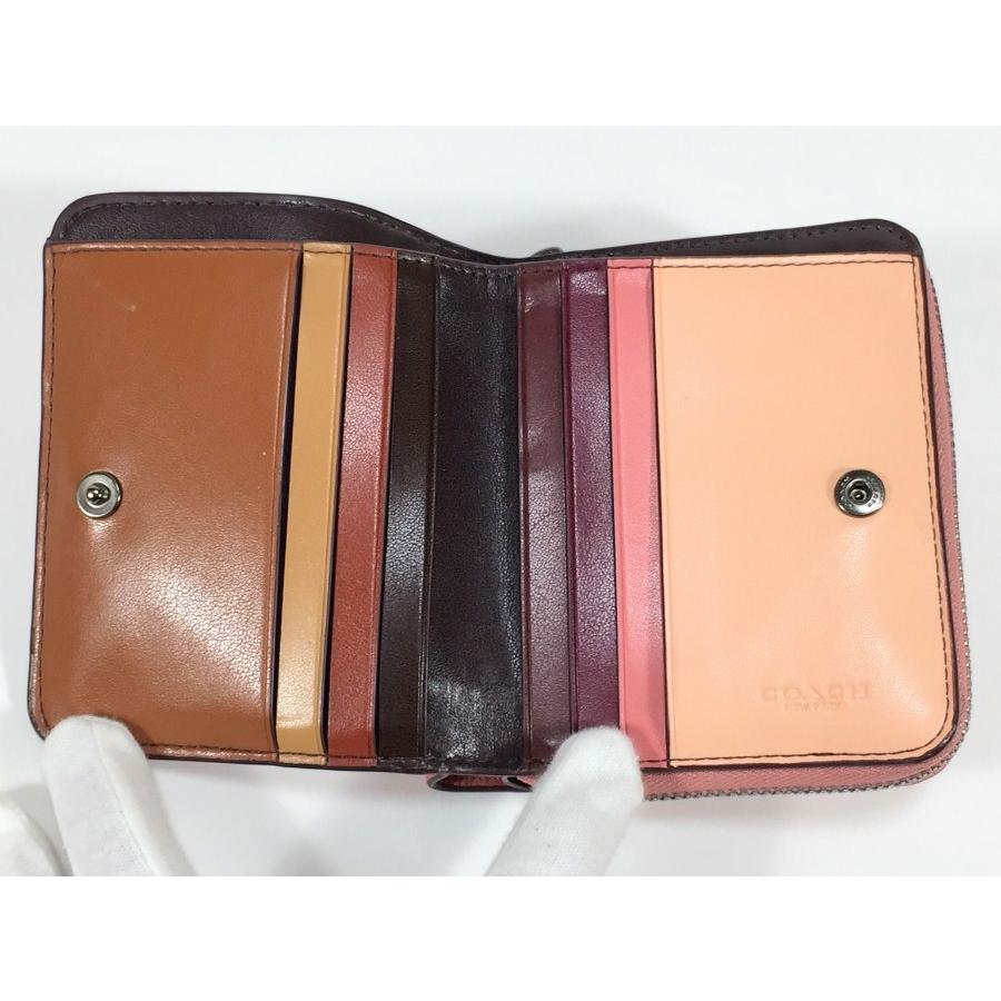 COACH コーチ 財布 二つ折り コンパクトウォレット レザー COACH コーチ 財布 二つ折り コンパクトウォレット レザー