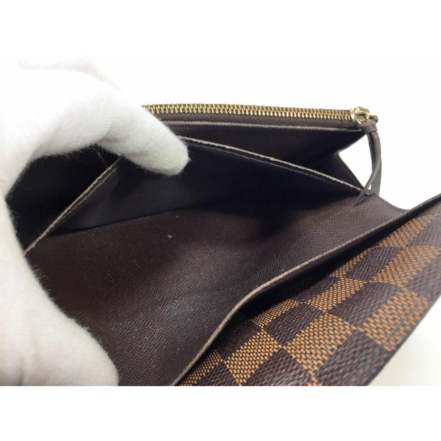 LOUIS VUITTON ルイヴィトン 長財布 ダミエ 二つ折り ブラウン LOUIS VUITTON ルイヴィトン 長財布 ダミエ 二つ折り ブラウン