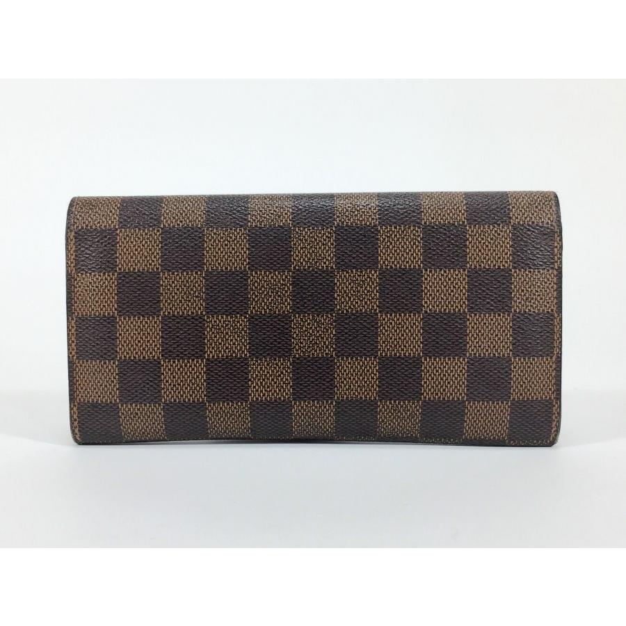 LOUIS VUITTON ルイヴィトン 長財布 ダミエ 二つ折り ブラウン LOUIS VUITTON ルイヴィトン 長財布 ダミエ 二つ折り ブラウン