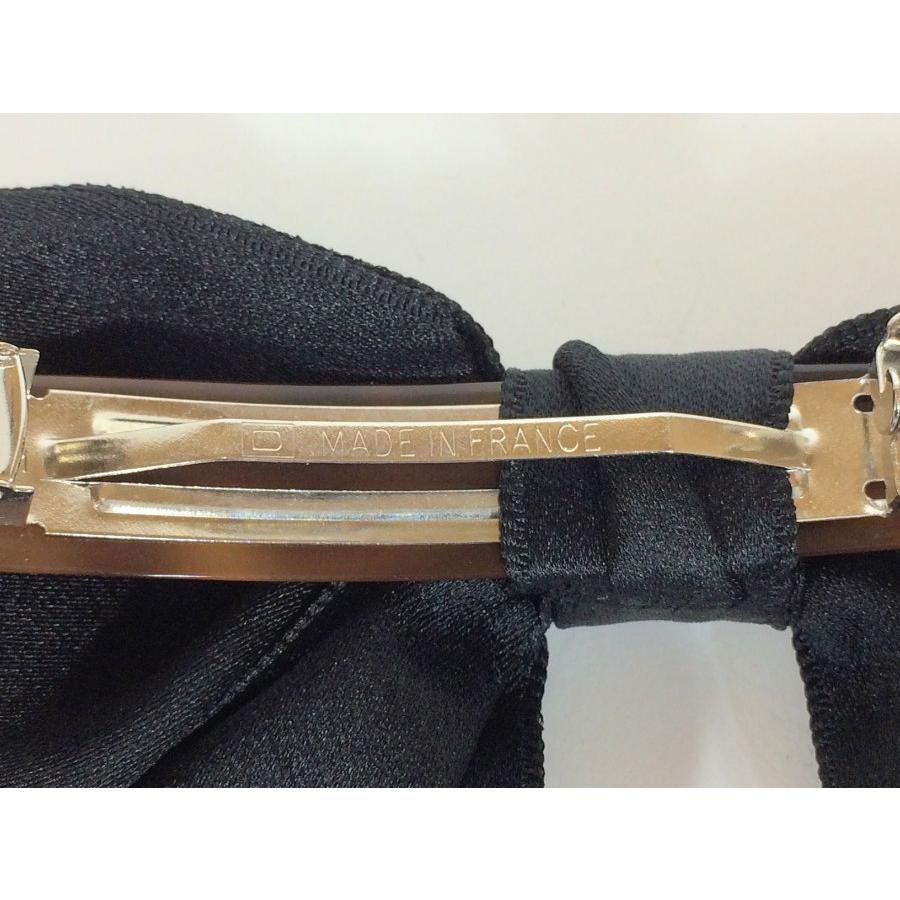 CHANEL シャネル バレッタ リボン サテン ブラック : ブランド CHANEL シャネル バレッタ リボン サテン ブラック : ブランド