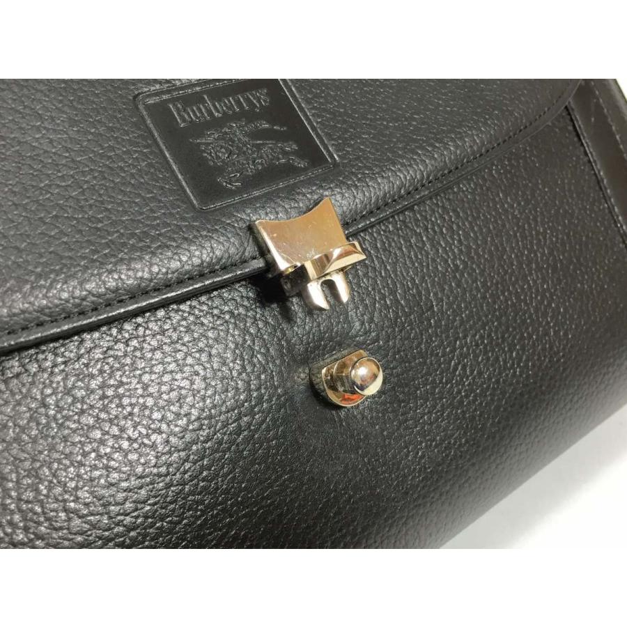 BURBERRY バーバリーズ ハンドバッグ レザー ブラック 黒 :0506-765 BURBERRY バーバリーズ ハンドバッグ レザー ブラック 黒 :0506-765