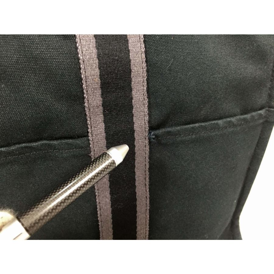 フールトゥ エルメス トートバッグ MM キャンバス ブラック フールトゥ エルメス トートバッグ MM キャンバス ブラック