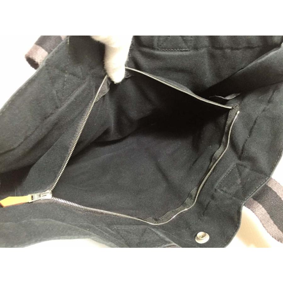フールトゥ エルメス トートバッグ MM キャンバス ブラック フールトゥ エルメス トートバッグ MM キャンバス ブラック