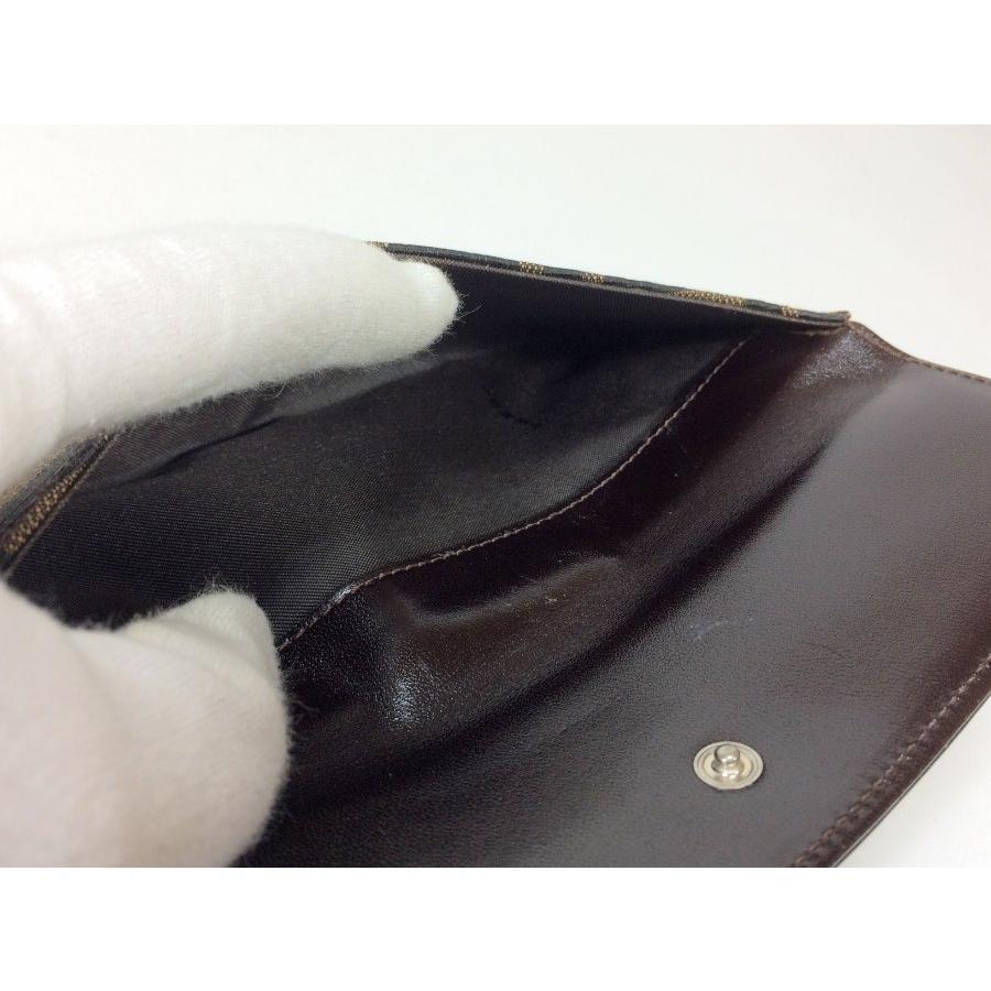 FENDI フェンディ 長財布 ズッカ柄 キャンバス×レザー ブラウン FENDI フェンディ 長財布 ズッカ柄 キャンバス×レザー ブラウン