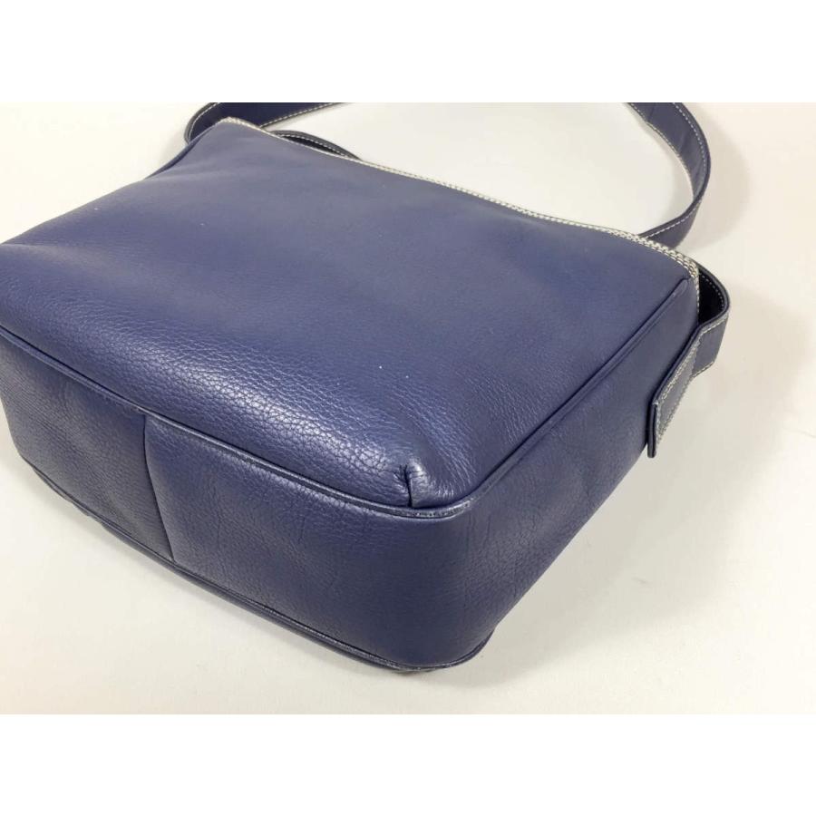 LOEWE ロエベ ショルダーバッグ レザー ブルー 青 : ブランド