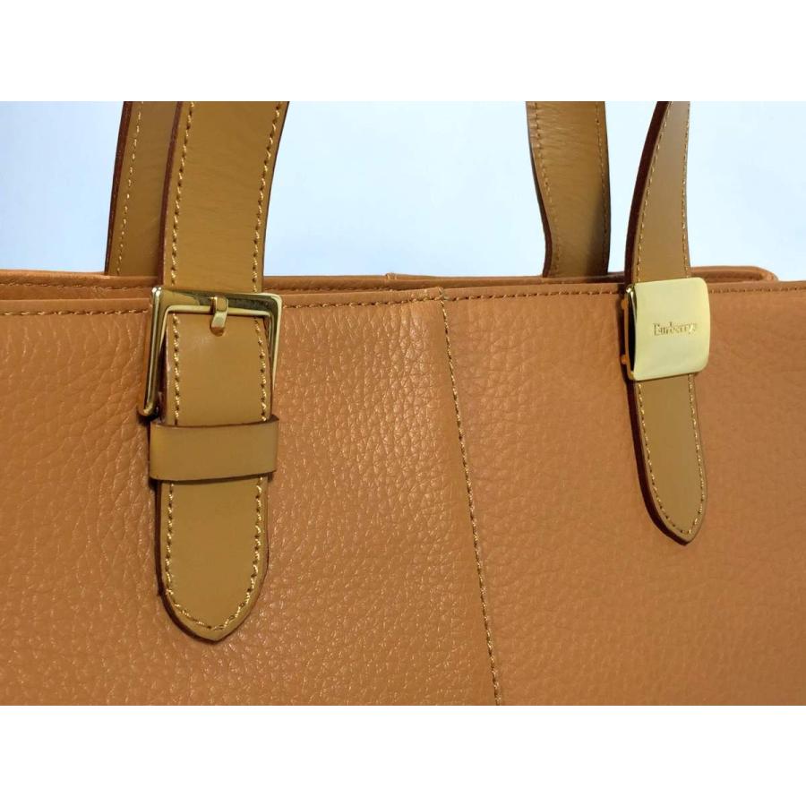 BURBERRY バーバリー トートバッグ レザー ブラウン 茶 BURBERRY バーバリー トートバッグ レザー ブラウン 茶