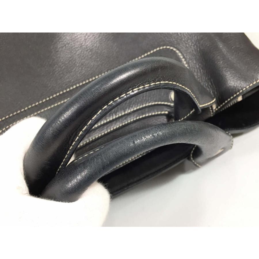 CELINE セリーヌ ハンドバッグ レザー ブラック 黒 : ブランド CELINE セリーヌ ハンドバッグ レザー ブラック 黒 : ブランド