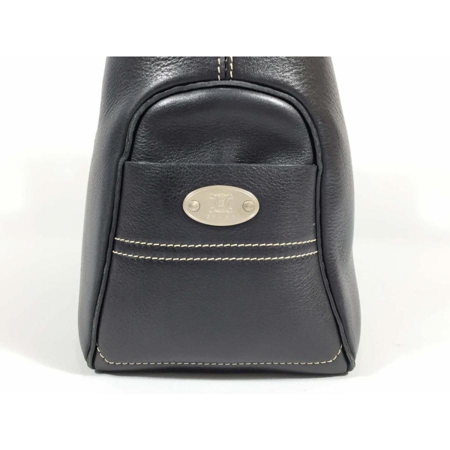 CELINE セリーヌ ハンドバッグ レザー ブラック 黒 : ブランド CELINE セリーヌ ハンドバッグ レザー ブラック 黒 : ブランド
