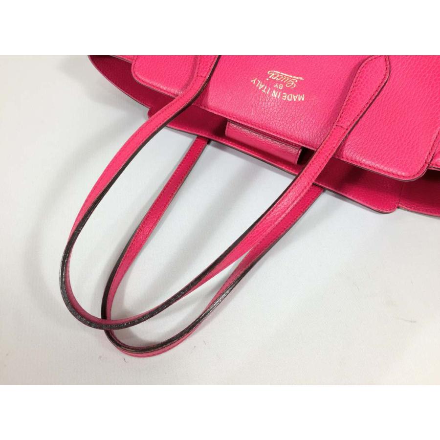 GUCCI グッチ トートバッグ スウィング レザー ピンク GUCCI グッチ トートバッグ スウィング レザー ピンク