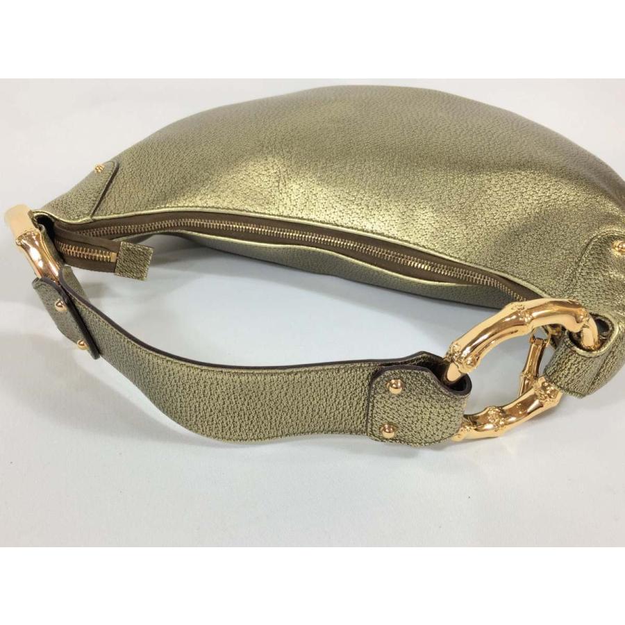 GUCCI グッチ ワンショルダーバッグ ハーフムーン バンブー