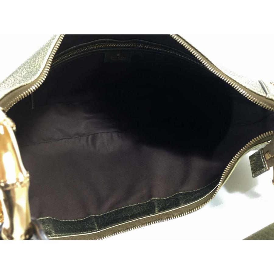 GUCCI グッチ ワンショルダーバッグ ハーフムーン バンブー
