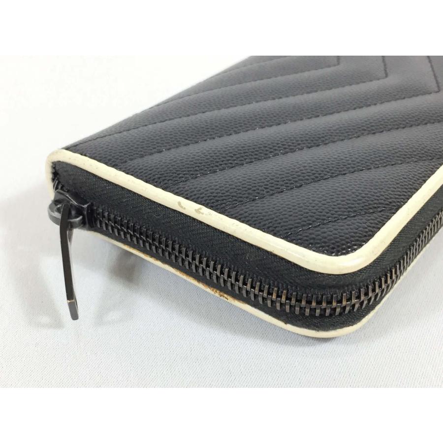 SAINT LAURENT サンローラン 長財布 YSLロゴ ラウンドファスナー SAINT LAURENT サンローラン 長財布 YSLロゴ ラウンドファスナー