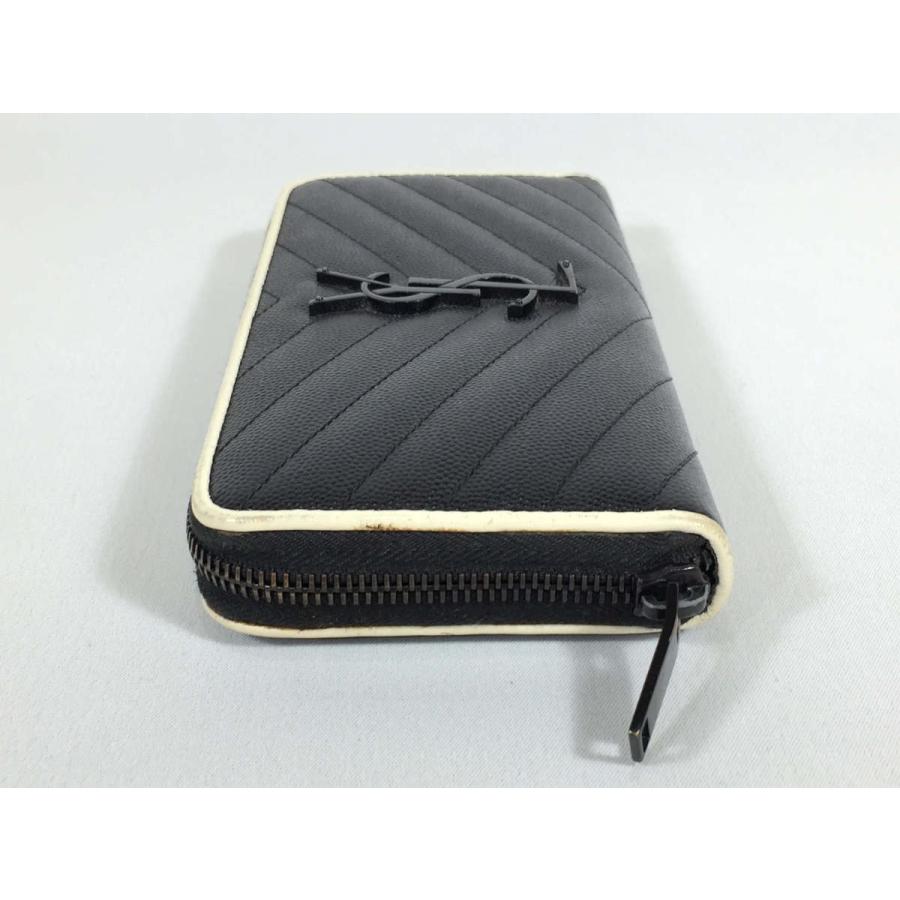 SAINT LAURENT サンローラン 長財布 YSLロゴ ラウンドファスナー SAINT LAURENT サンローラン 長財布 YSLロゴ ラウンドファスナー