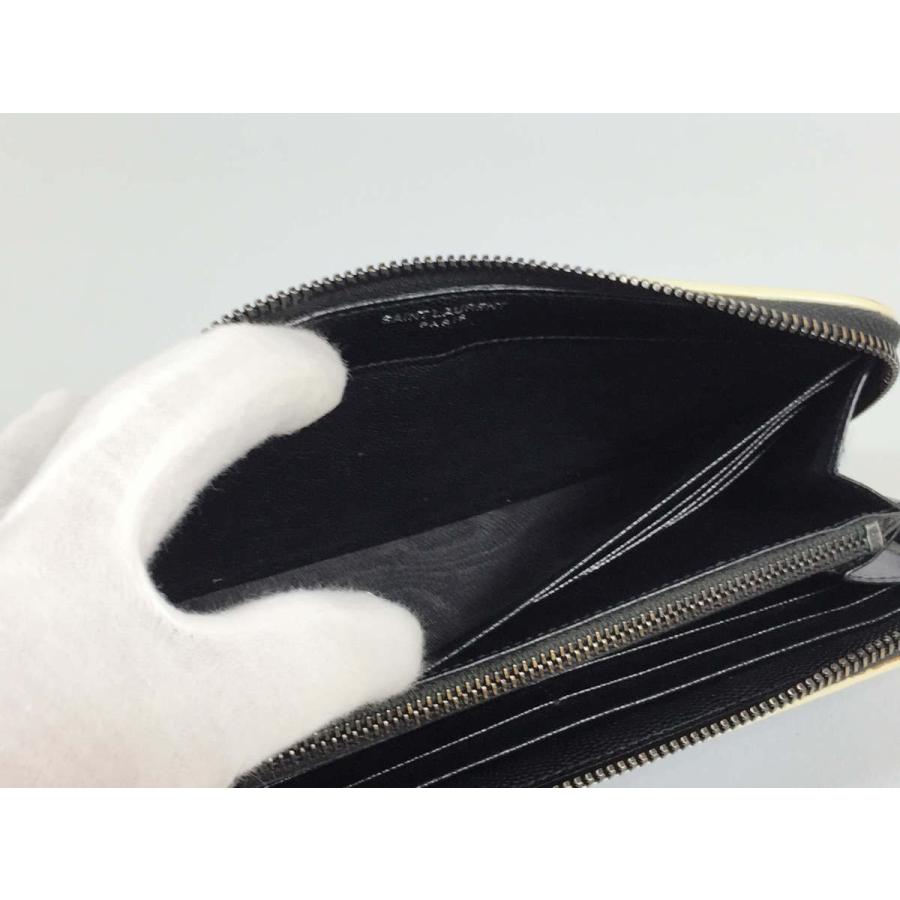 SAINT LAURENT サンローラン 長財布 YSLロゴ ラウンドファスナー SAINT LAURENT サンローラン 長財布 YSLロゴ ラウンドファスナー