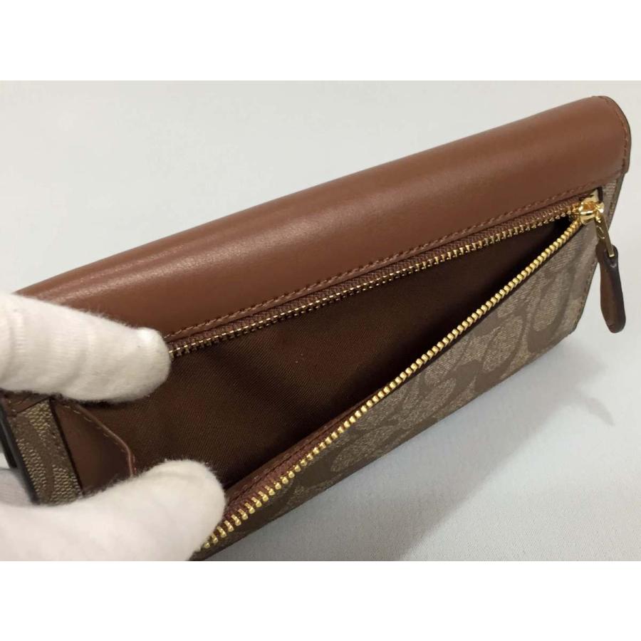 即納最大半額 使用わずか 新品同様 Coach コーチ 長財布 シグネチャー レザー ブラウン系 小切手ケース付き 0916 201327210 ブランドスクエア 通販 Yahoo ショッピング 保証書付 Www Skylanceronline Com