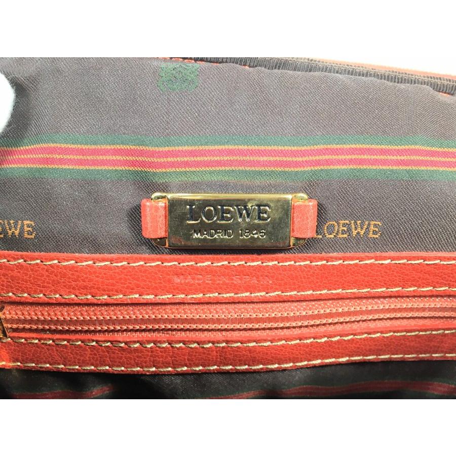 LOEWE ロエベ ハンドバッグ ベラスケス レザー レッド バニティ LOEWE ロエベ ハンドバッグ ベラスケス レザー レッド バニティ