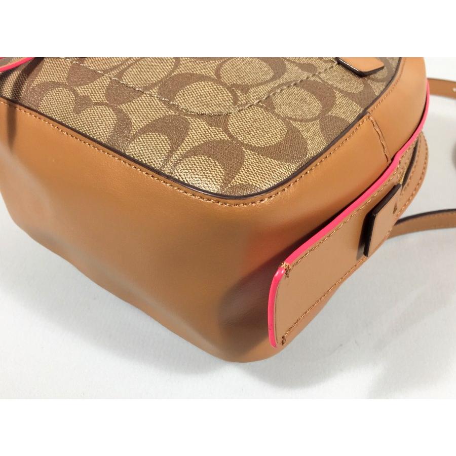 COACH コーチ リュックサック シグネチャー PVC×レザー ブラウン COACH コーチ リュックサック シグネチャー PVC×レザー ブラウン