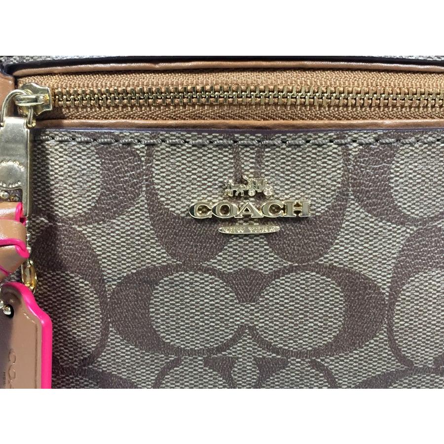 COACH コーチ リュックサック シグネチャー PVC×レザー ブラウン COACH コーチ リュックサック シグネチャー PVC×レザー ブラウン