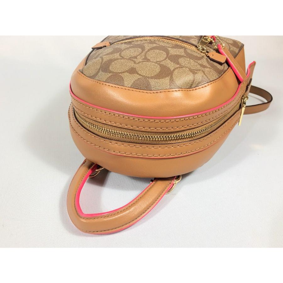COACH コーチ リュックサック シグネチャー PVC×レザー ブラウン COACH コーチ リュックサック シグネチャー PVC×レザー ブラウン