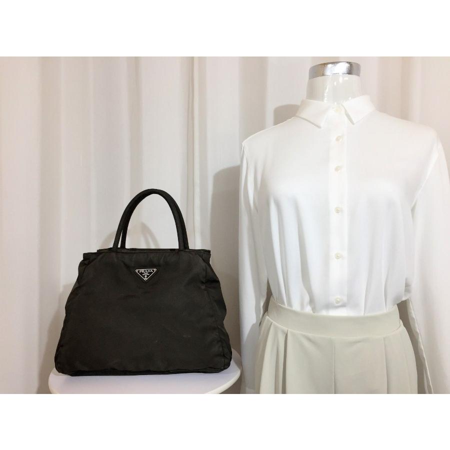 PRADA プラダ ハンドバッグ ナイロン B3864 カーキブラウン PRADA プラダ ハンドバッグ ナイロン B3864 カーキブラウン
