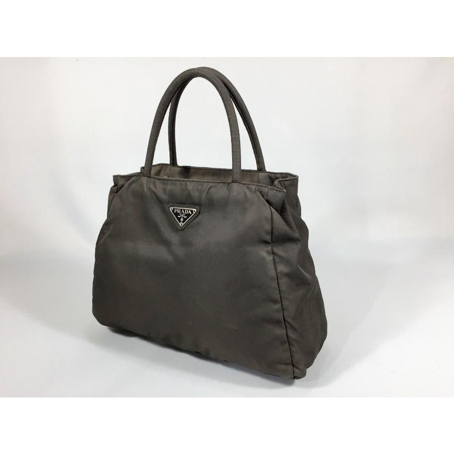 PRADA プラダ ハンドバッグ ナイロン B3864 カーキブラウン PRADA プラダ ハンドバッグ ナイロン B3864 カーキブラウン