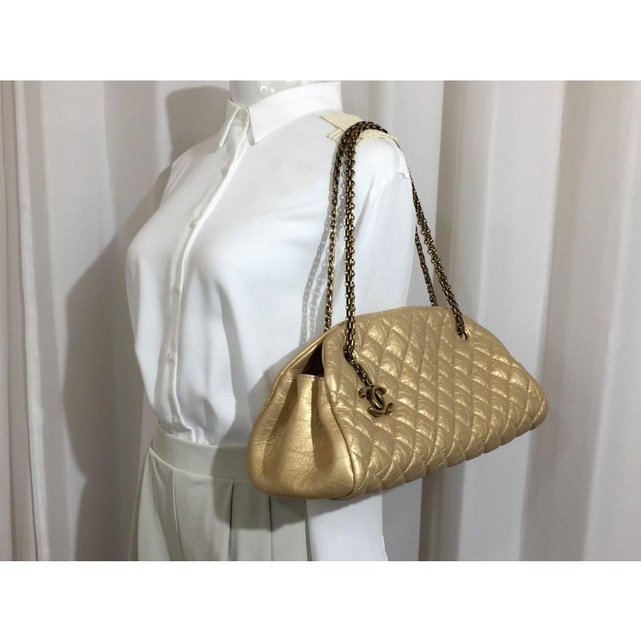 CHANEL シャネル ヴィンテージ加工金具ココマークチェーンバッグ CHANEL シャネル ヴィンテージ加工金具ココマークチェーンバッグ