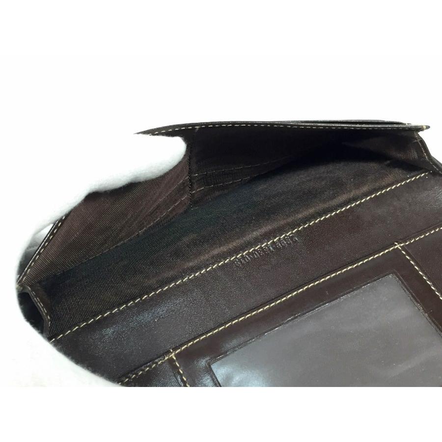 FENDI フェンディ 長財布 ズッカ柄 ナイロン×レザー ヌラウン FENDI フェンディ 長財布 ズッカ柄 ナイロン×レザー ヌラウン