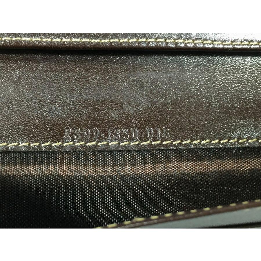 FENDI フェンディ 長財布 ズッカ柄 ナイロン×レザー ヌラウン FENDI フェンディ 長財布 ズッカ柄 ナイロン×レザー ヌラウン