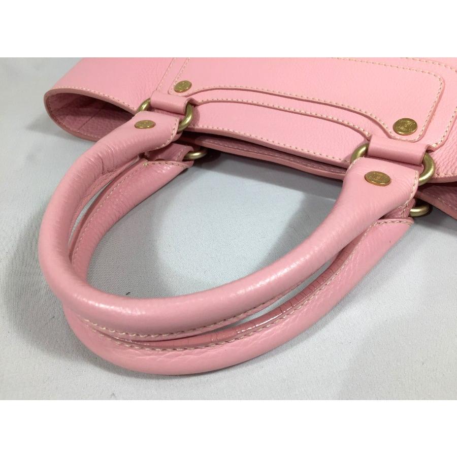 CELINE セリーヌ トートバッグ レザー ピンク ラージ トート CELINE セリーヌ トートバッグ レザー ピンク ラージ トート