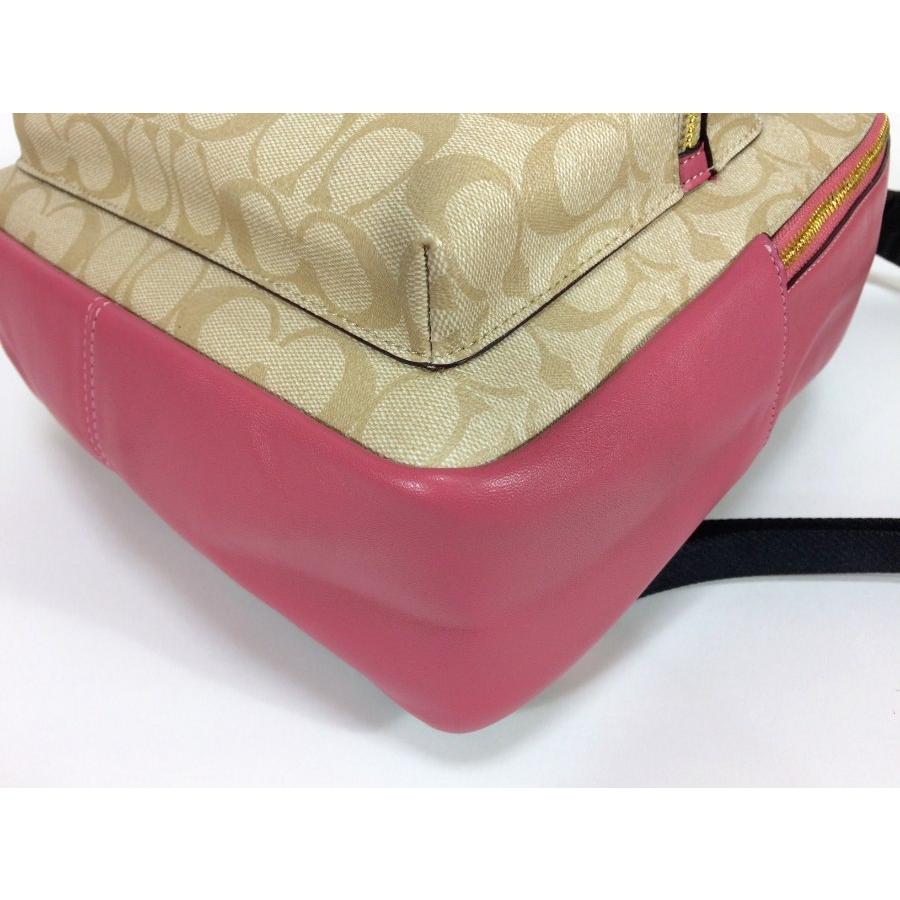 COACH コーチ リュックサック シグネチャー F32200 ピンク COACH コーチ リュックサック シグネチャー F32200 ピンク