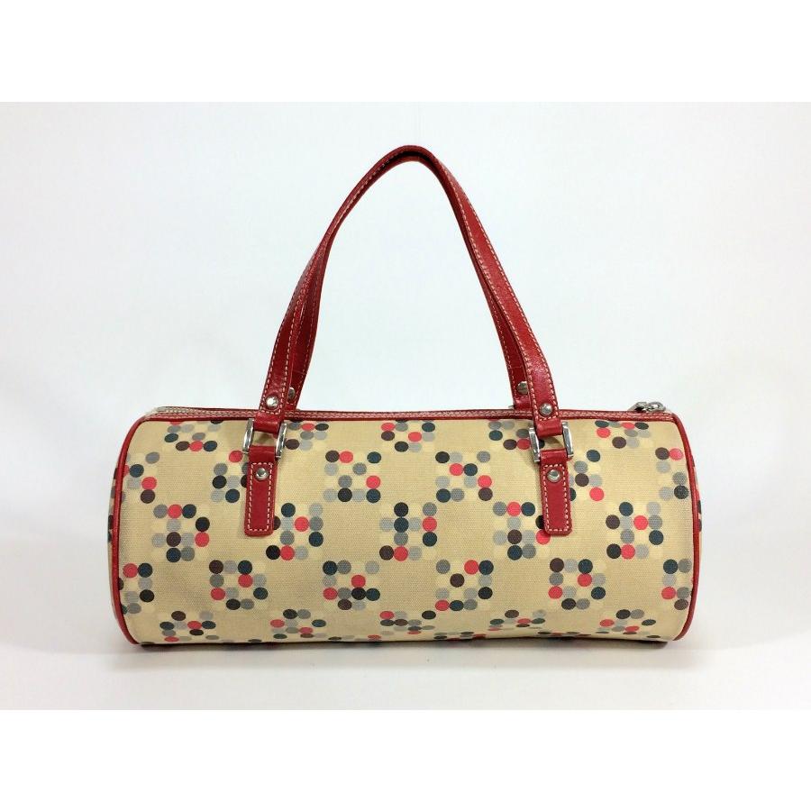 BURBERRY バーバリー ハンドバッグ パピヨンタイプ レザー×キャンバス 