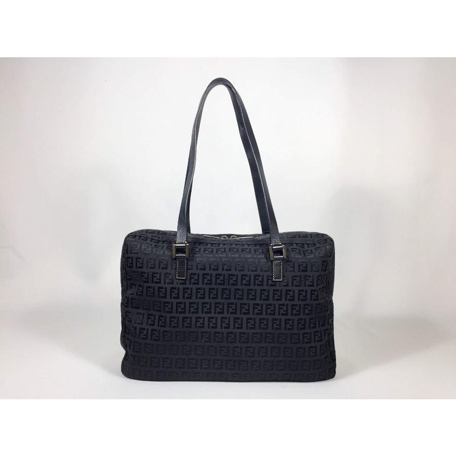 FENDI フェンディ トートバッグ ズッカ ナイロン ブラック 黒 